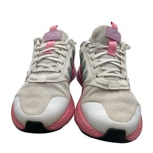 Adidas Women's‎ Cream and Pink Sneakers size 5